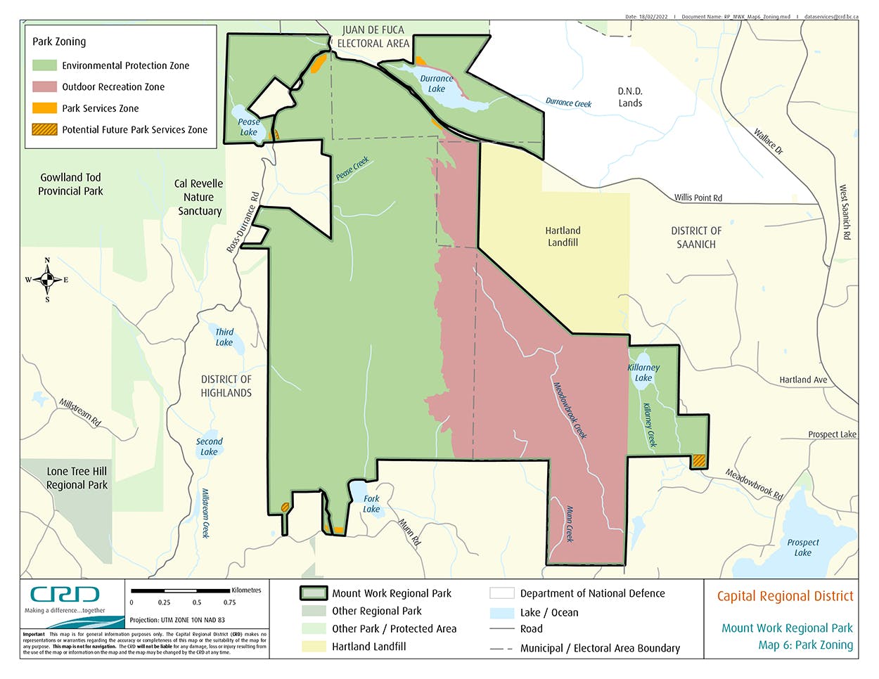 Map 6: Park Zoning