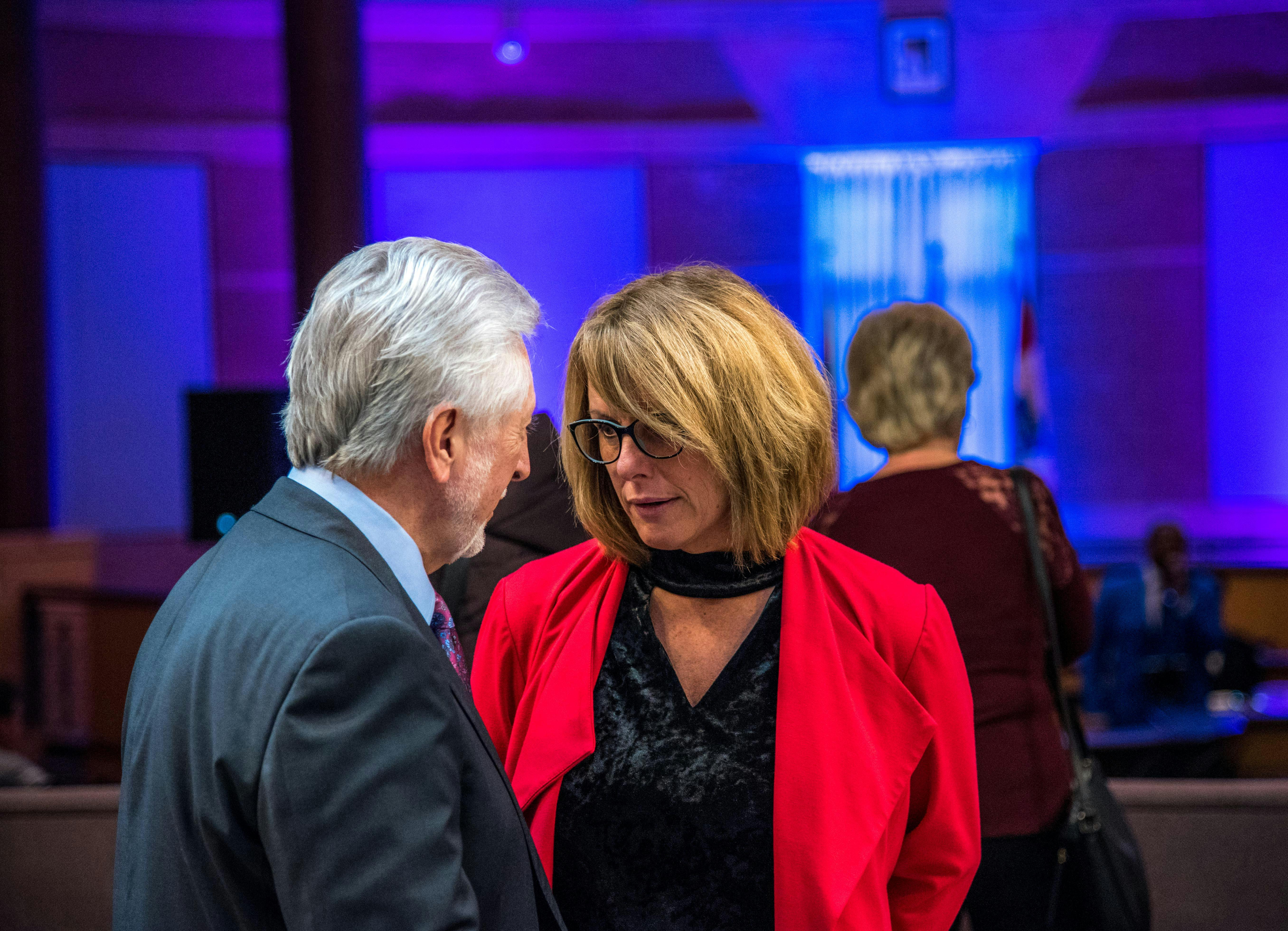 Councillor Cumming and his wife, Amy