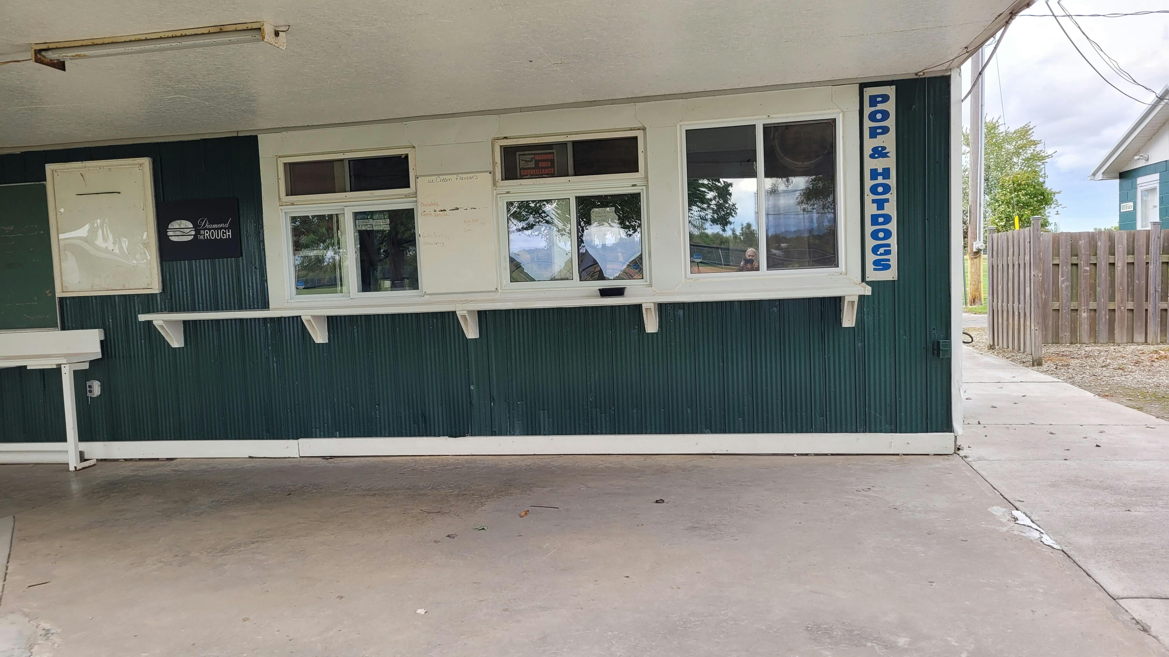 Existing concession stand