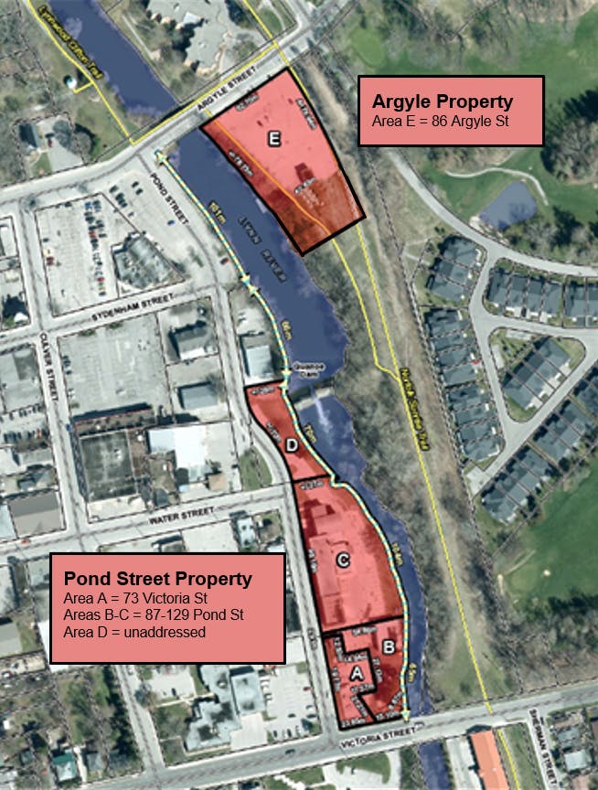 Riverfront Lands Map 