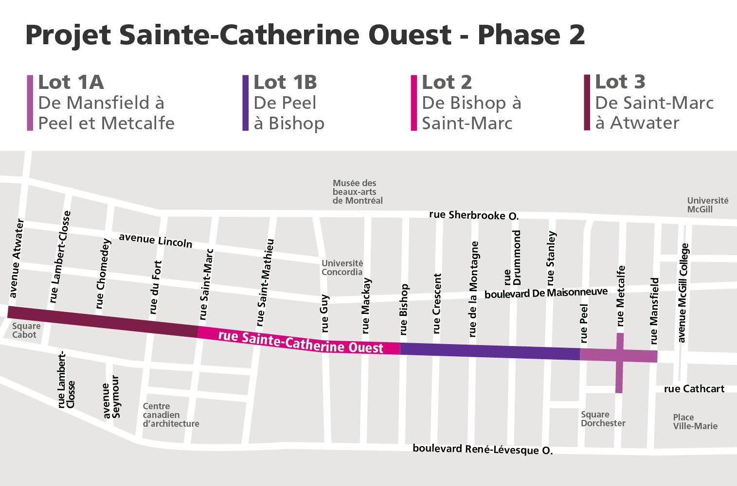 La phase 2 du projet Sainte-Catherine Ouest