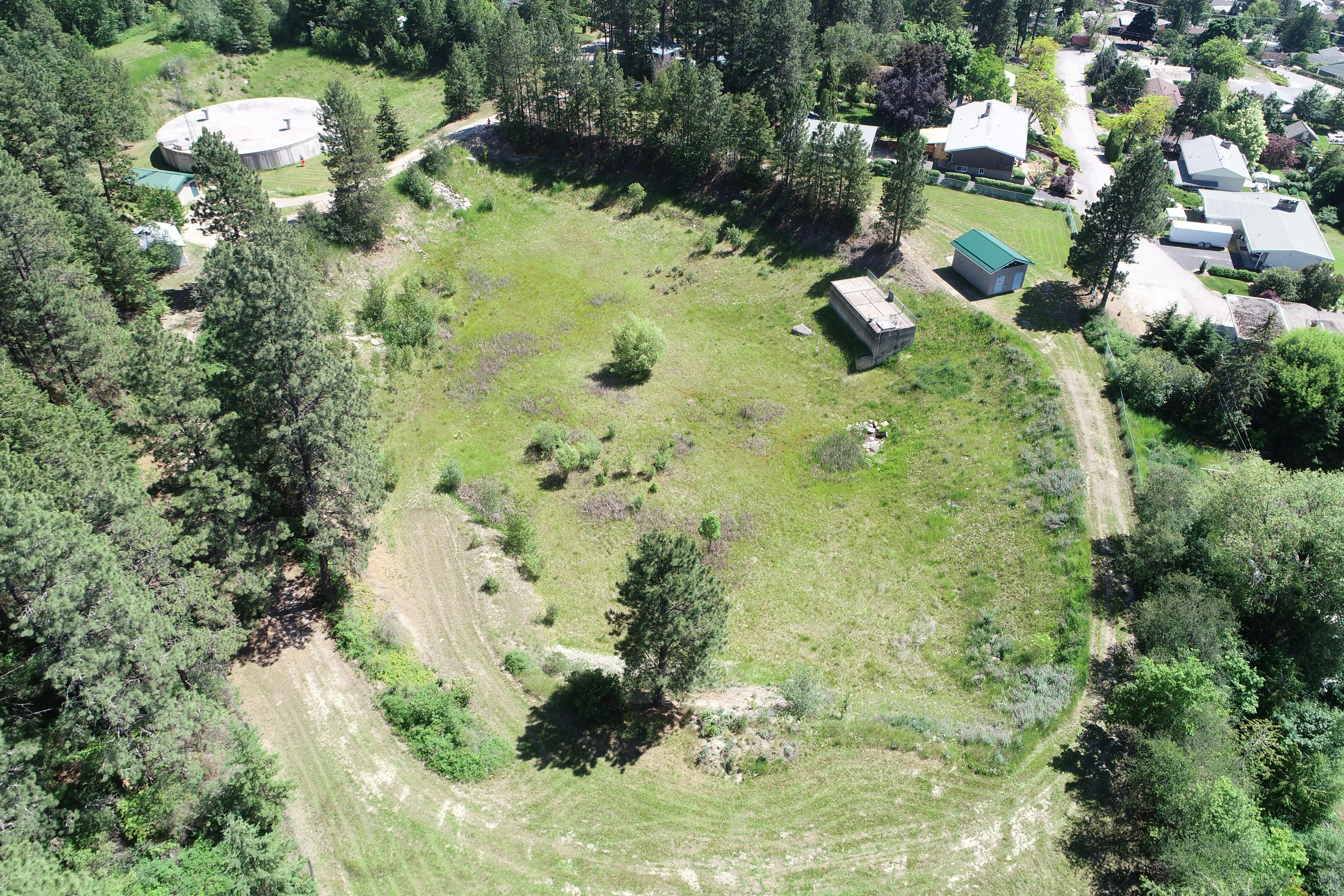 2020 Drone photo of southwest reservoir prior to restoration works