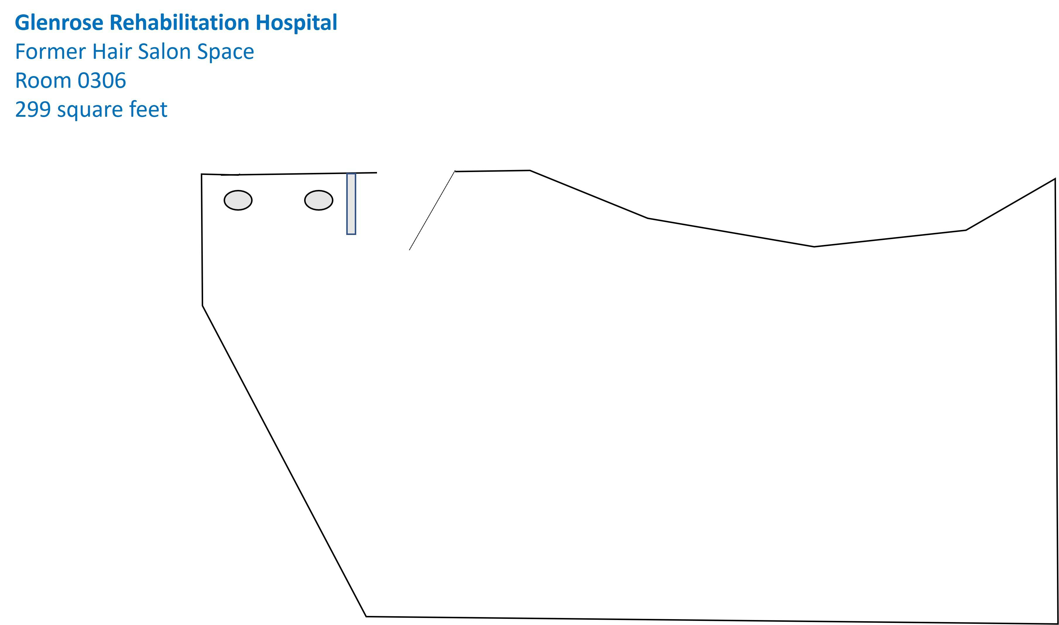 Glenrose Hair Salon Space - Floorplan