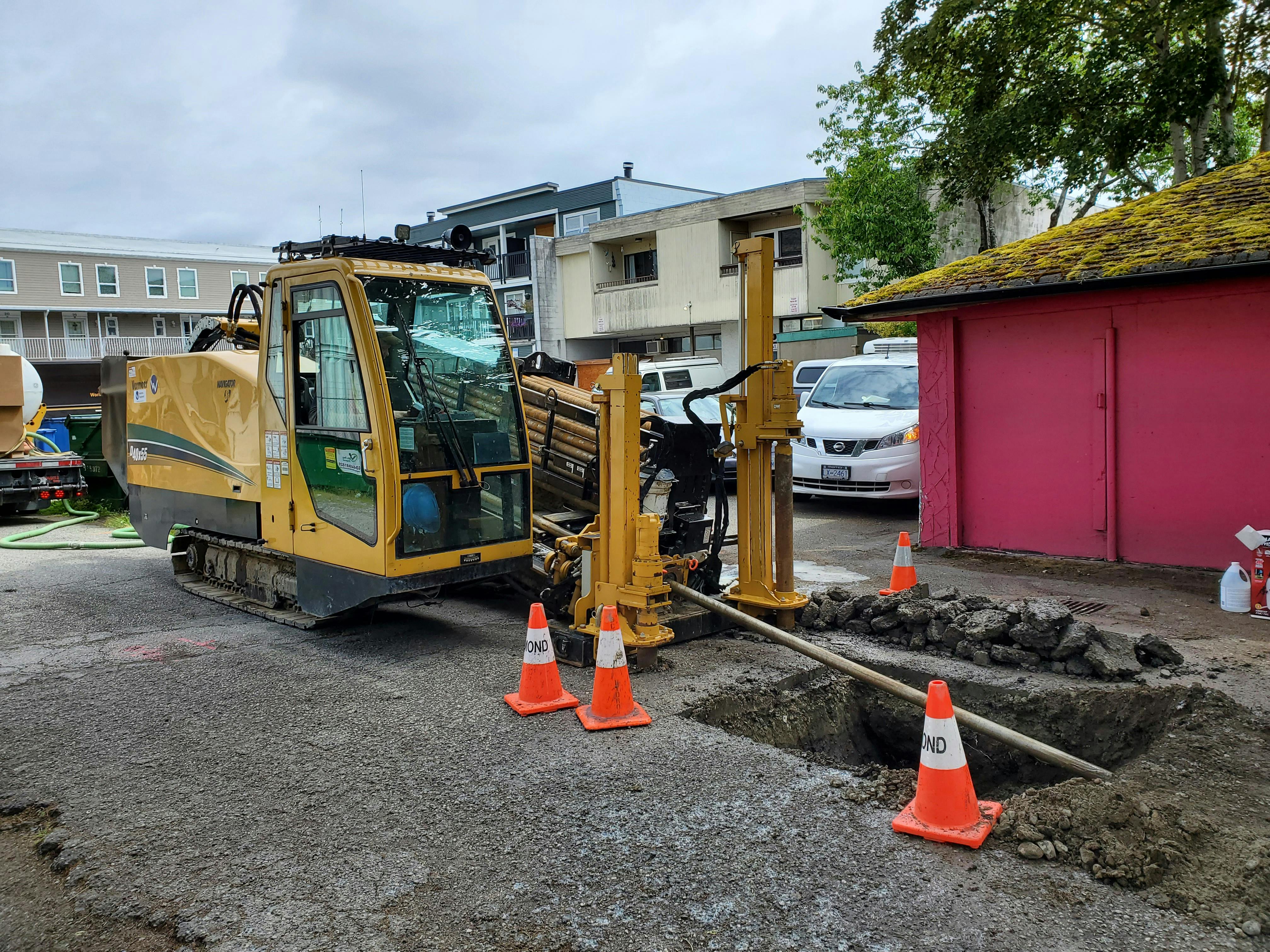 Directional drill used in trenchless construction