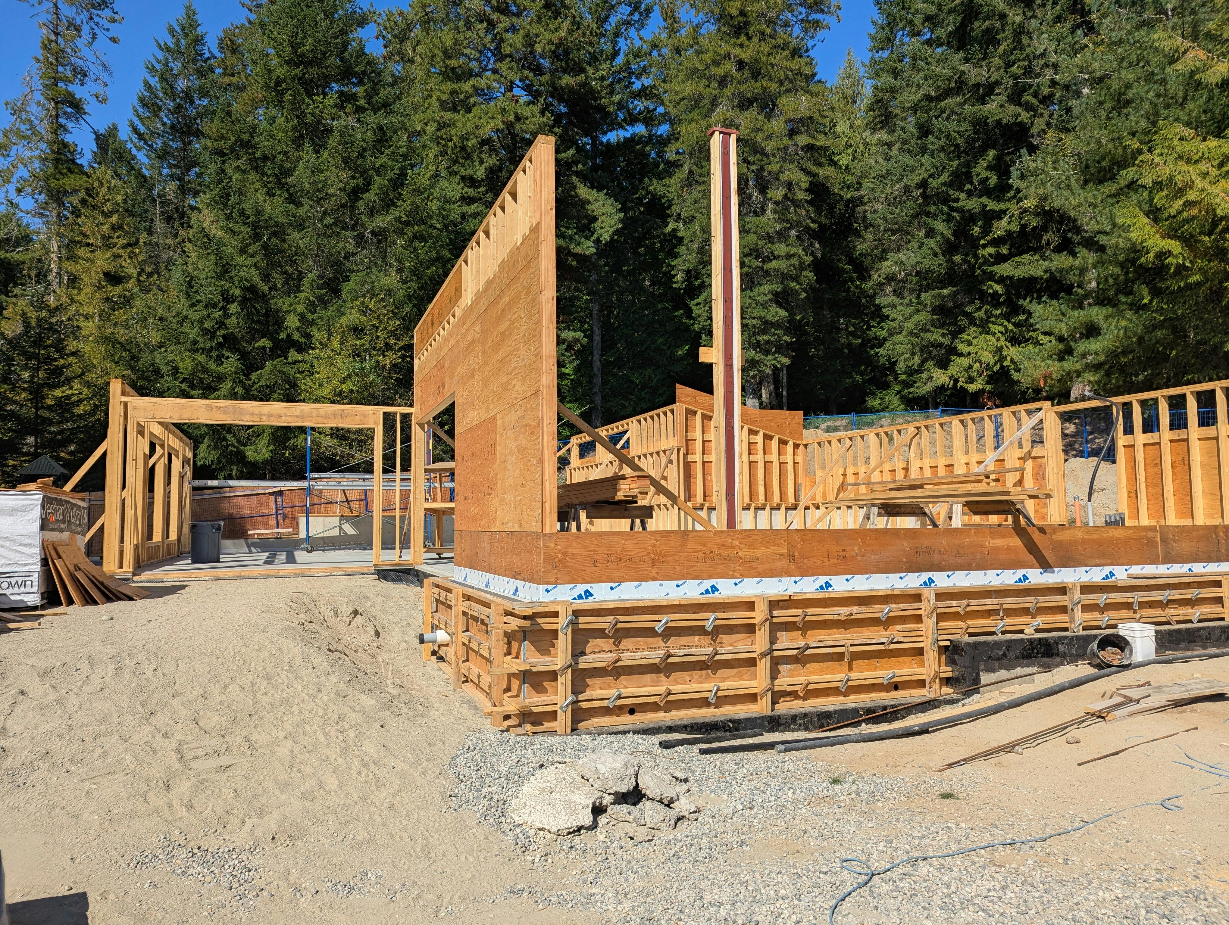 August - More walls going up