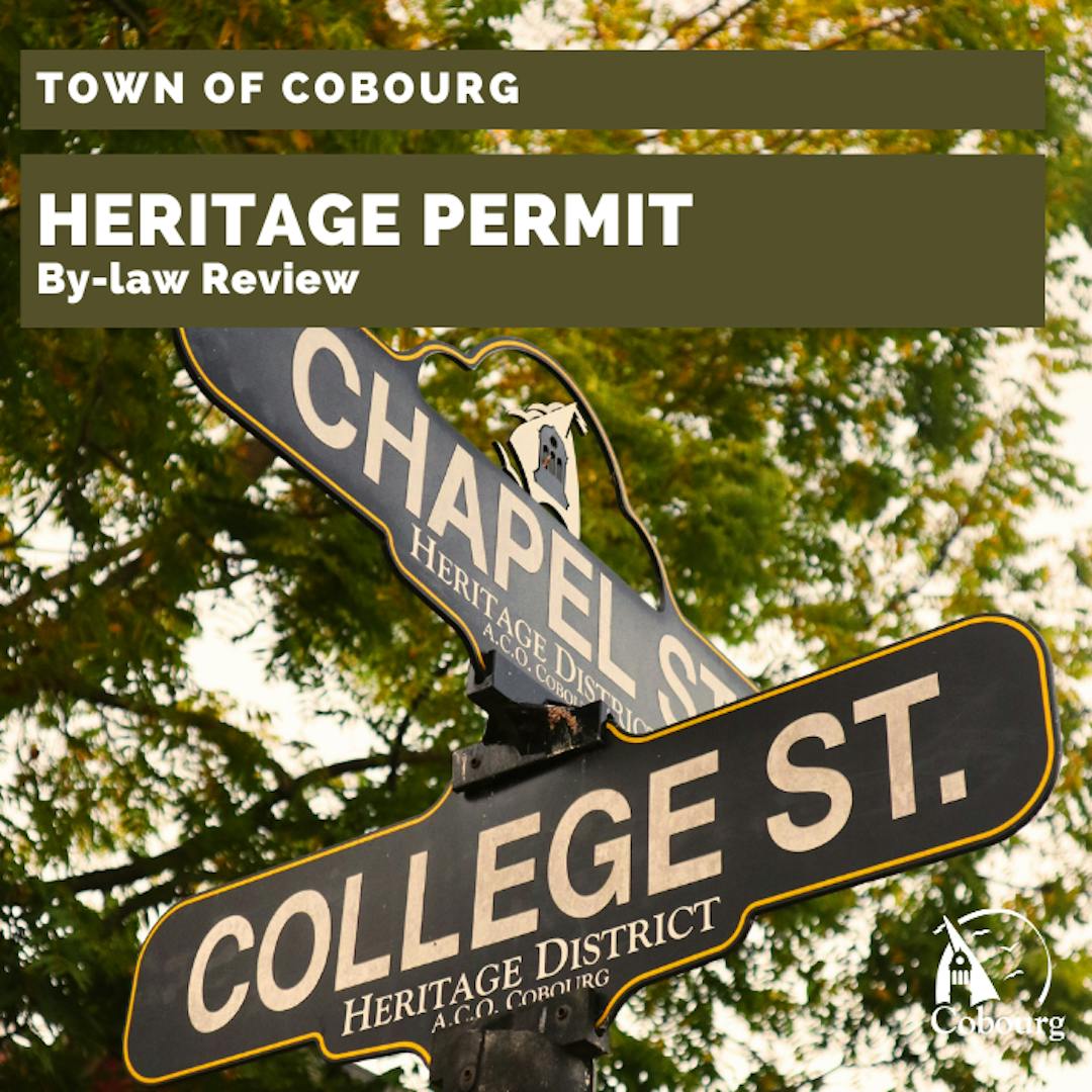 Image of Heritage Conservation District Signage at Chapel St. and College St.
