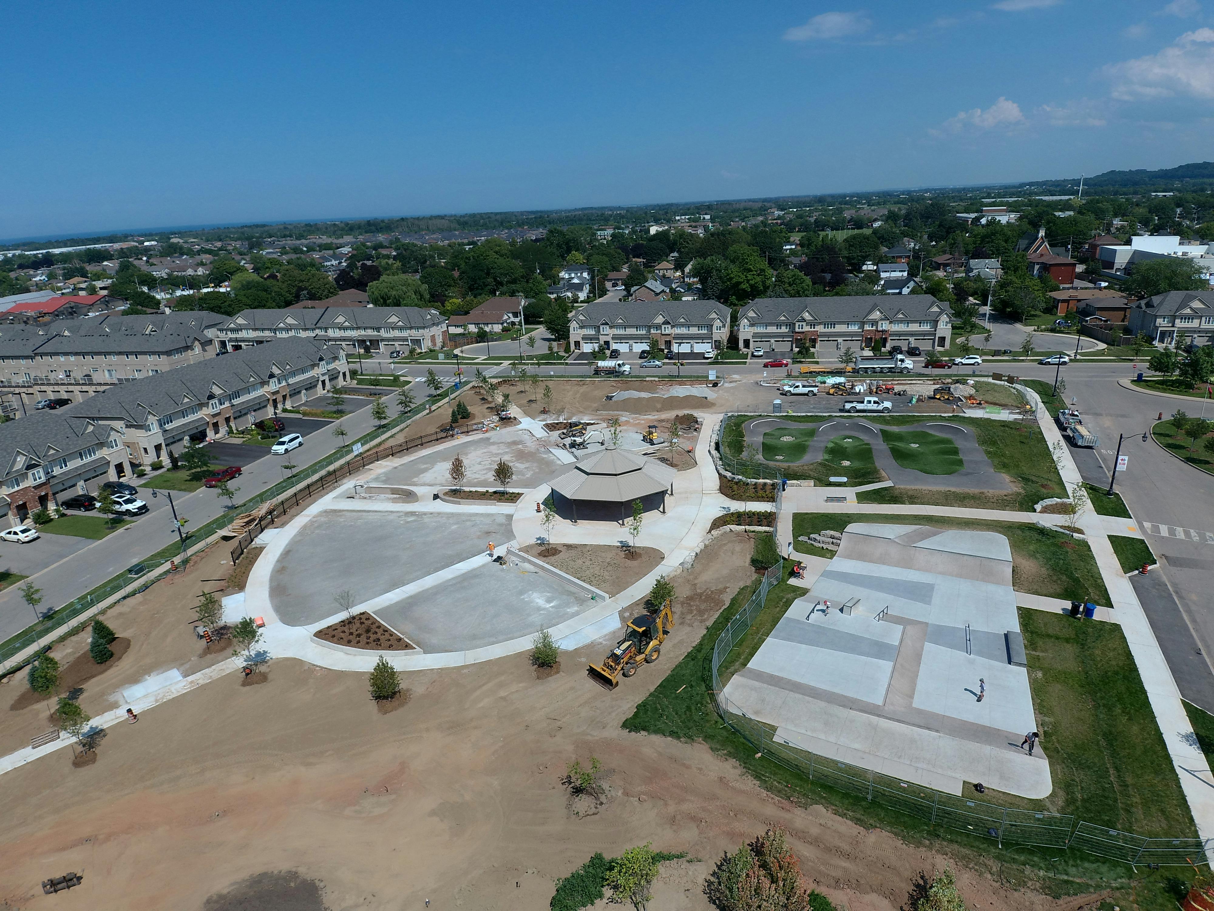 Aerial View of the Rotary Park's Active Areas