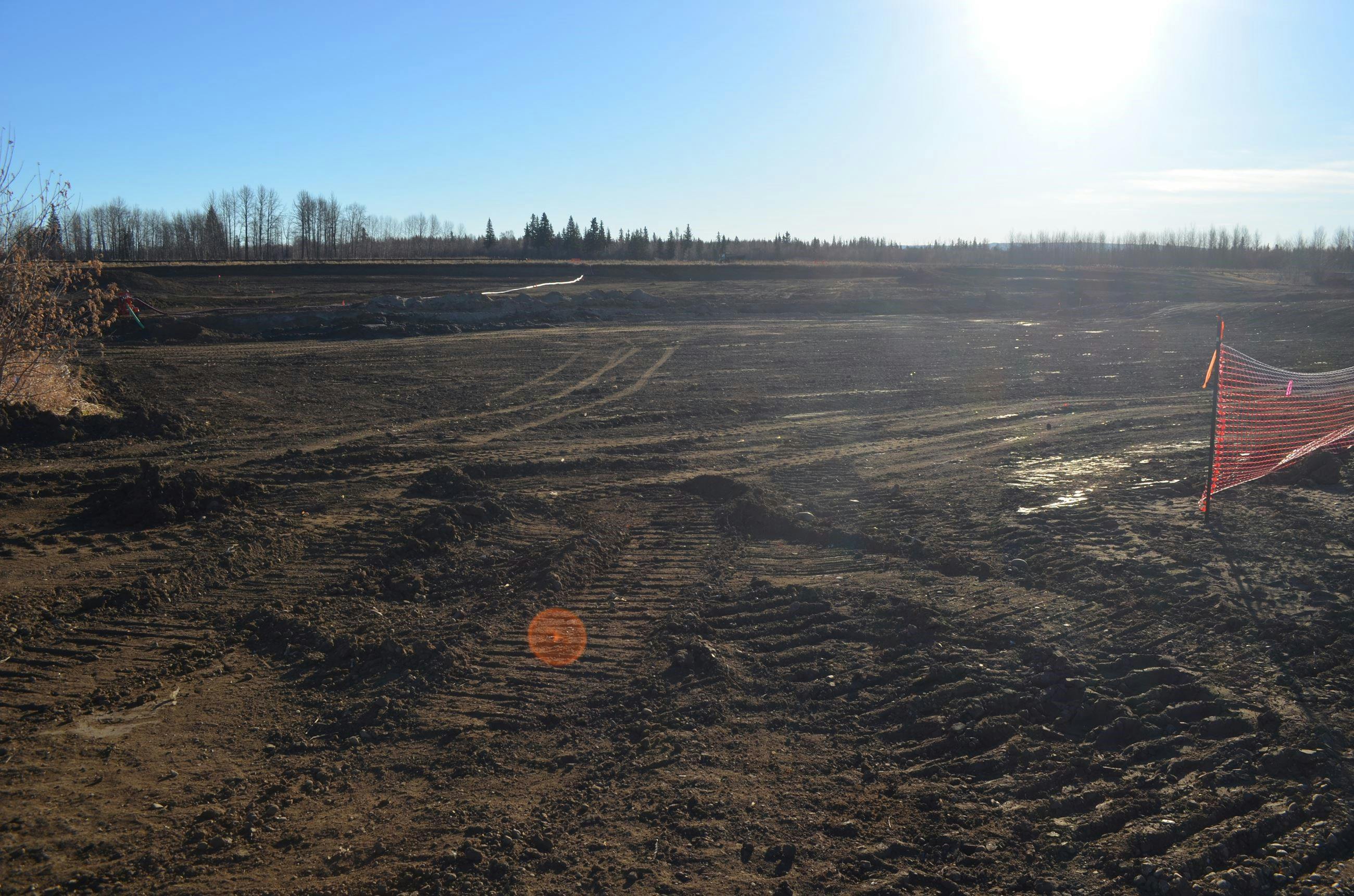 Lagoon Site Near Completion