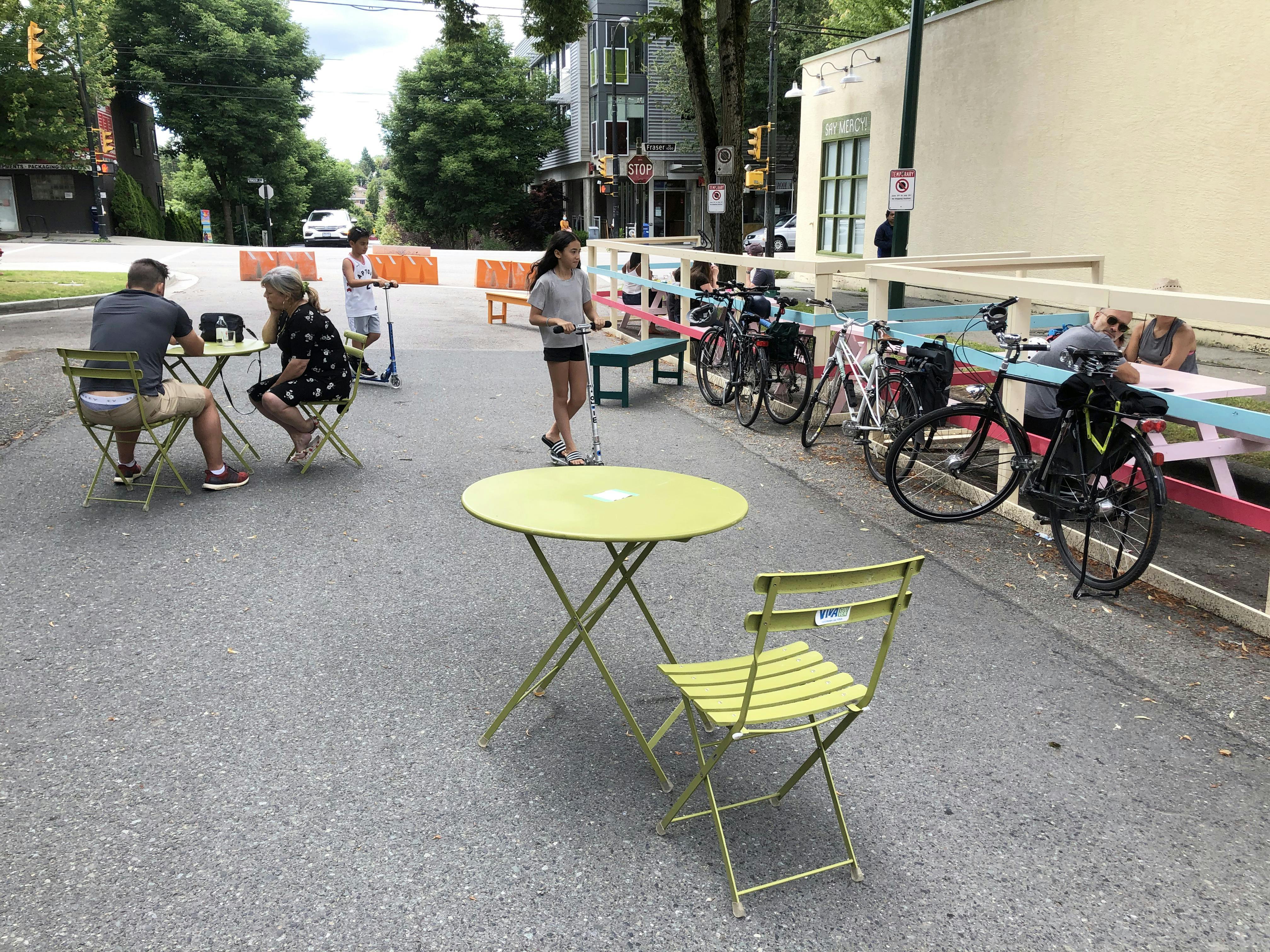 27th & Fraser Pop-up Plaza