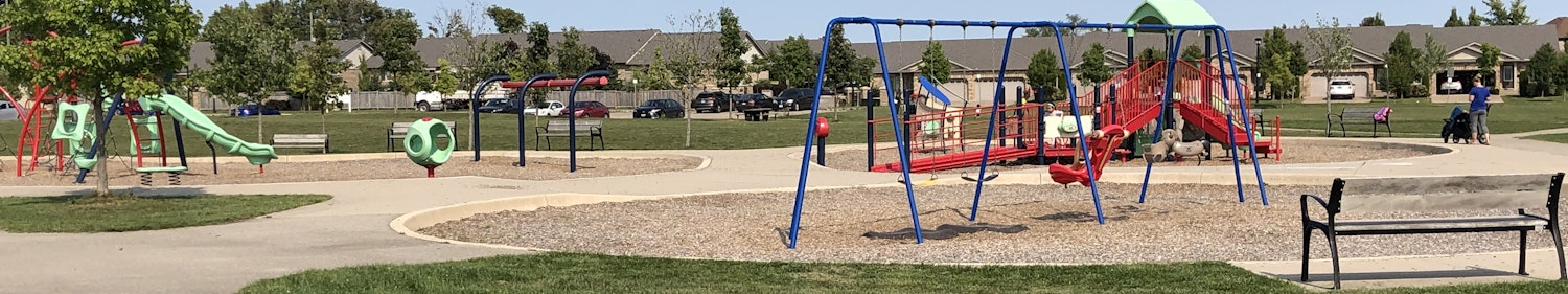 The playground at Foxfield District Park