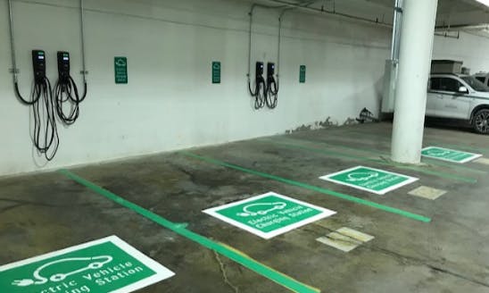 Electric Vehicle Charging Stations installed at Pickering City Hall