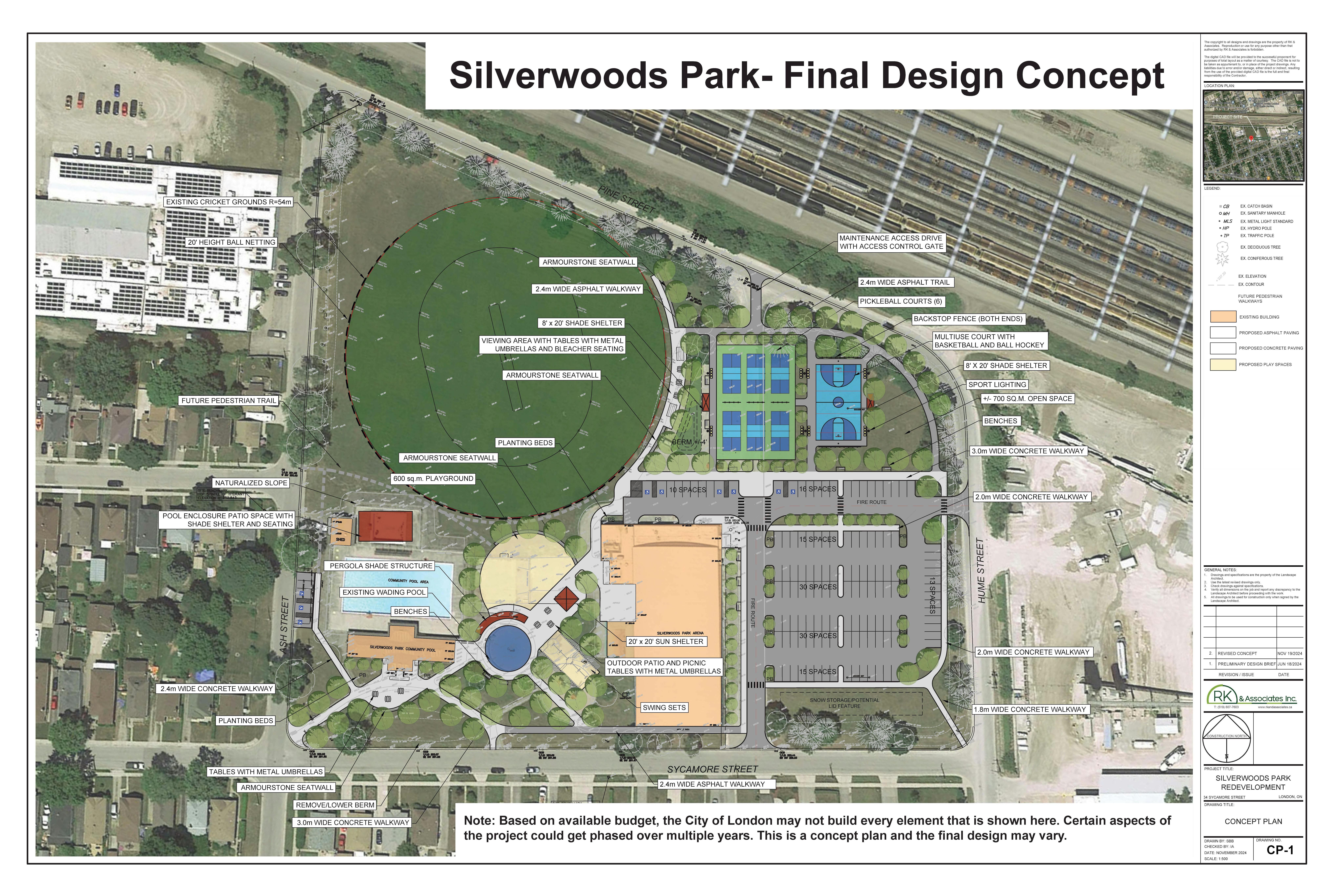 Silverwoods Park Final Design Concept