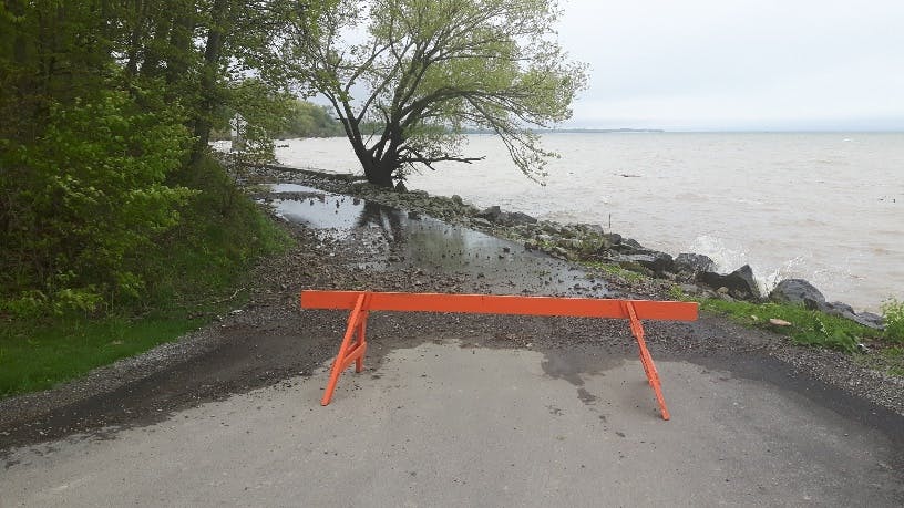 Charles Daley West Beach access Damage