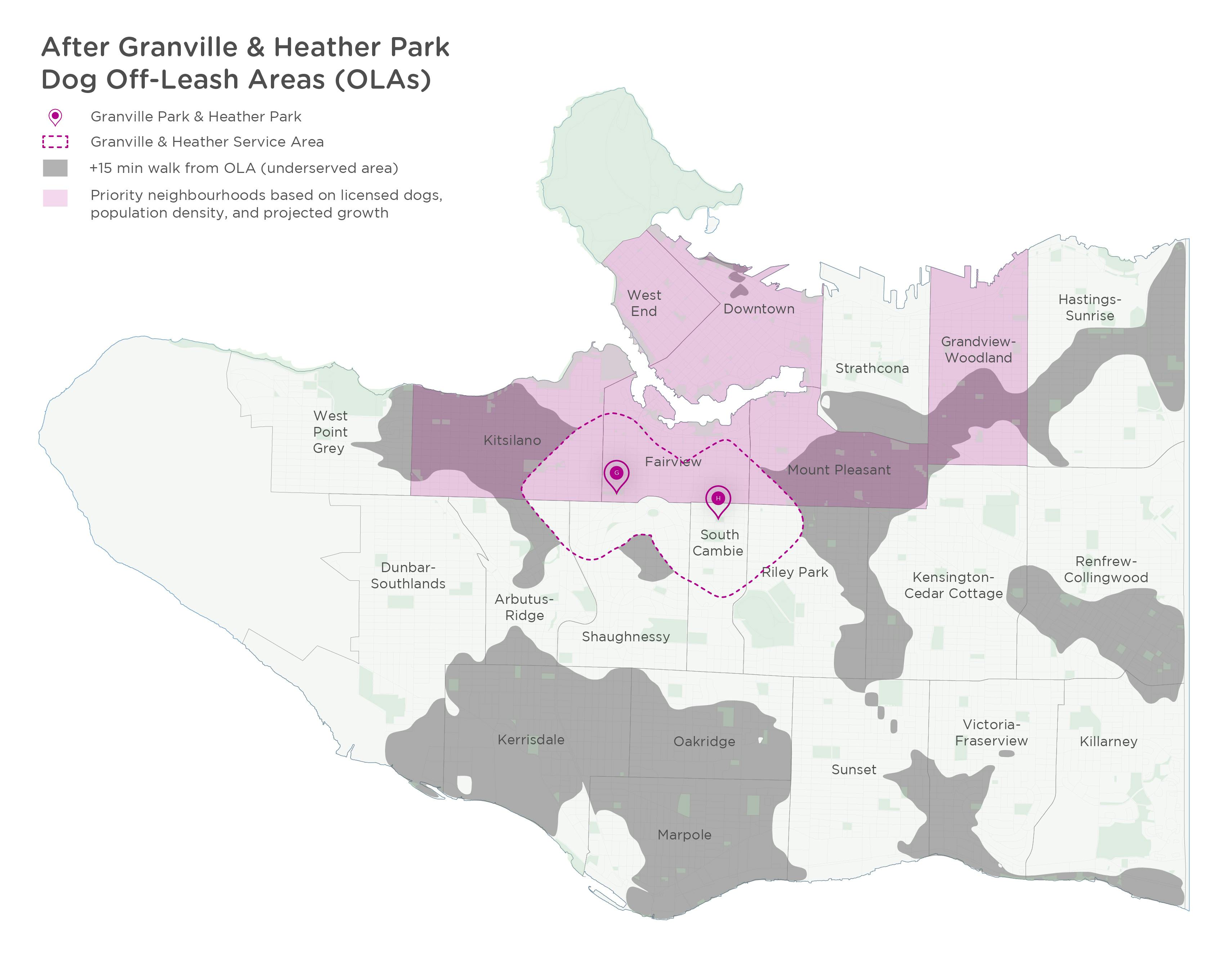 After Heather Park OLA and Granville Park OLA