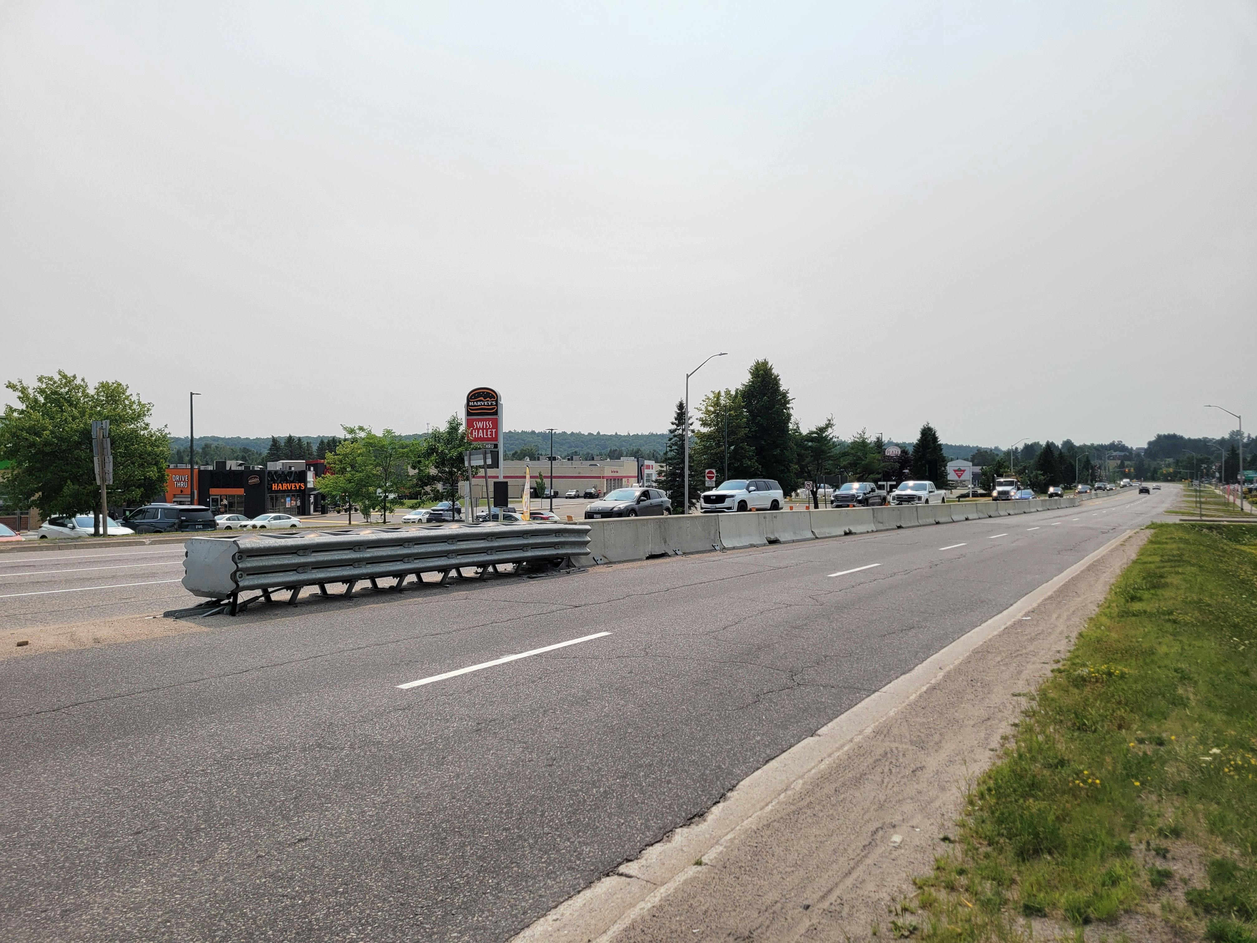 2026-07-14 - Current temporary safety barrier.