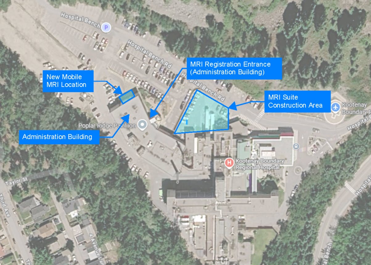 KBRH MRI - Site Map