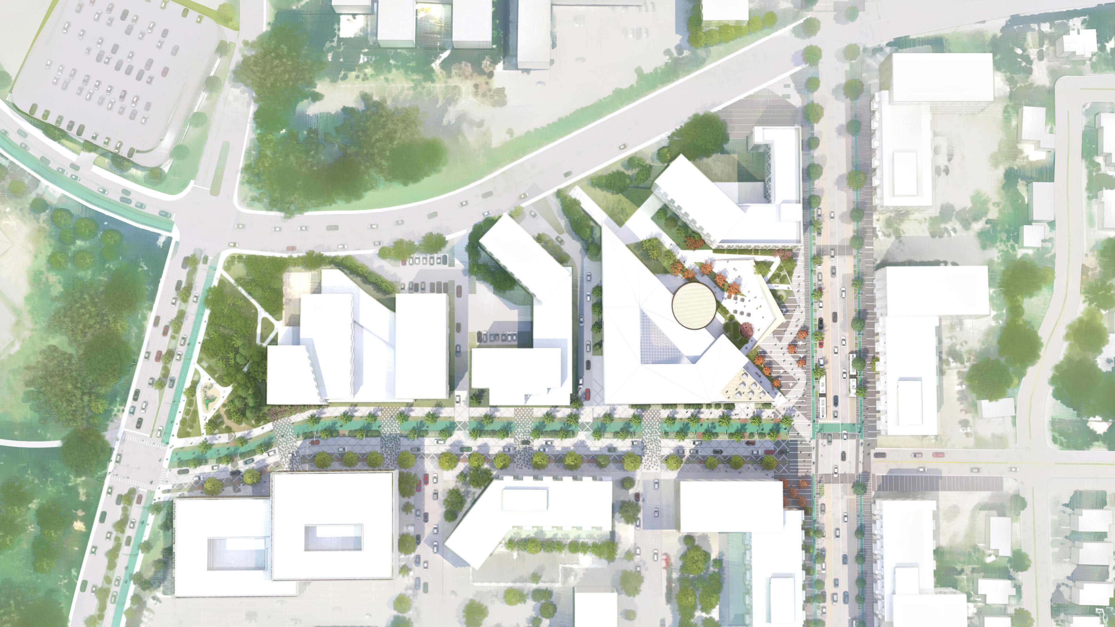 Aperçu des grands axes du Quartier de la santé