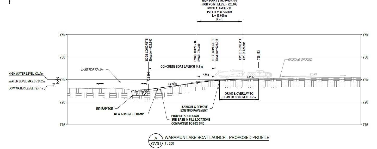 Wabamun Waterfron Boat Launch Cross section.png