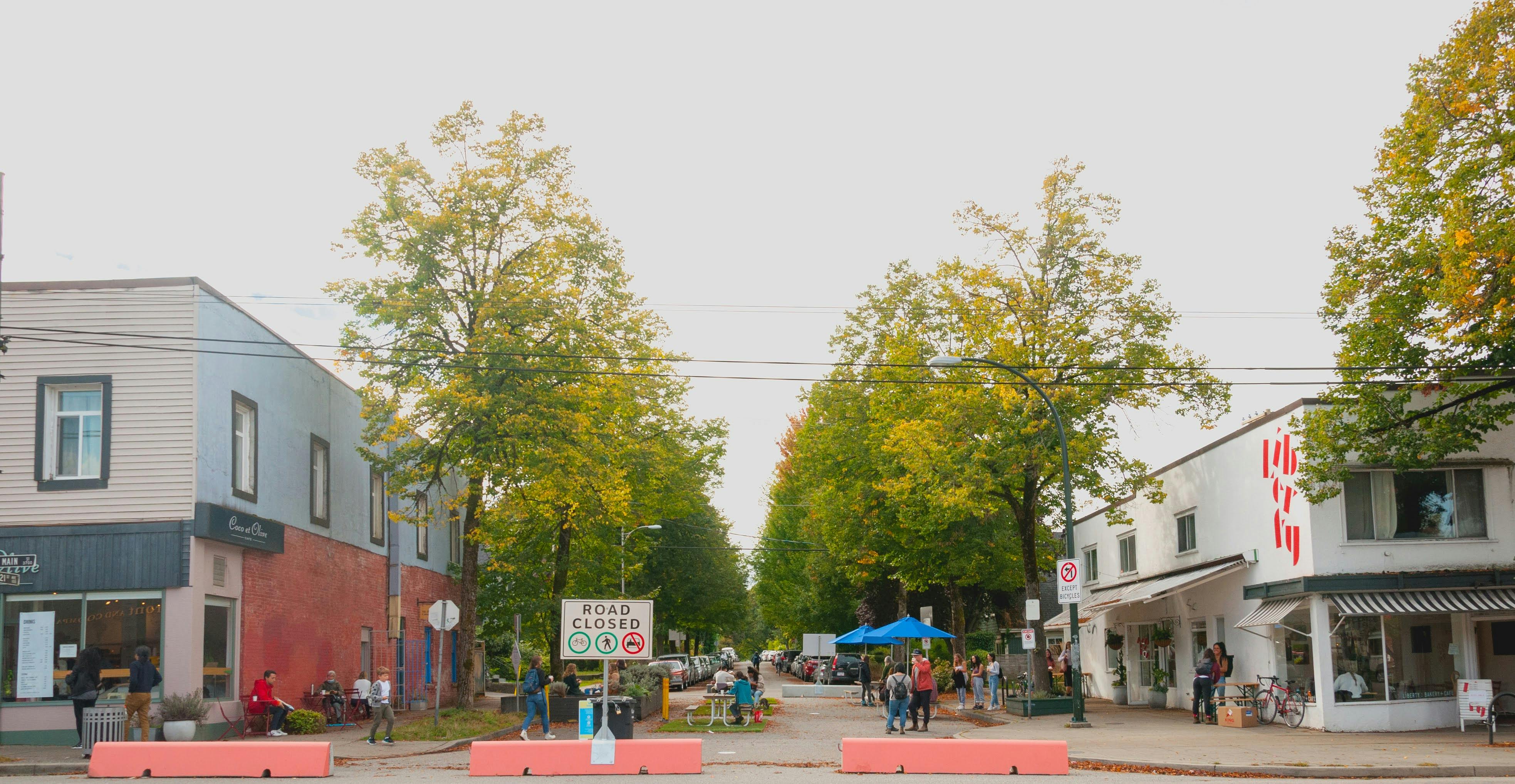 E 21st Ave & Main St Pop-up Plaza