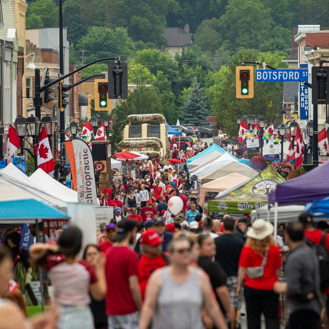 Canada Day celebrations on Main Street