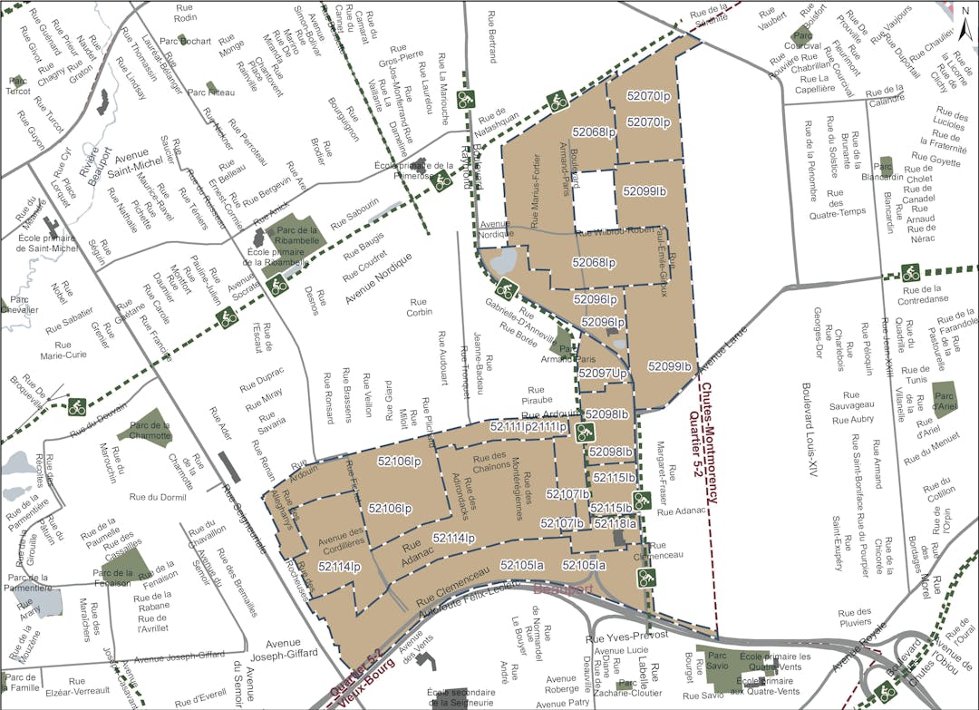 Carte de la zone concernée