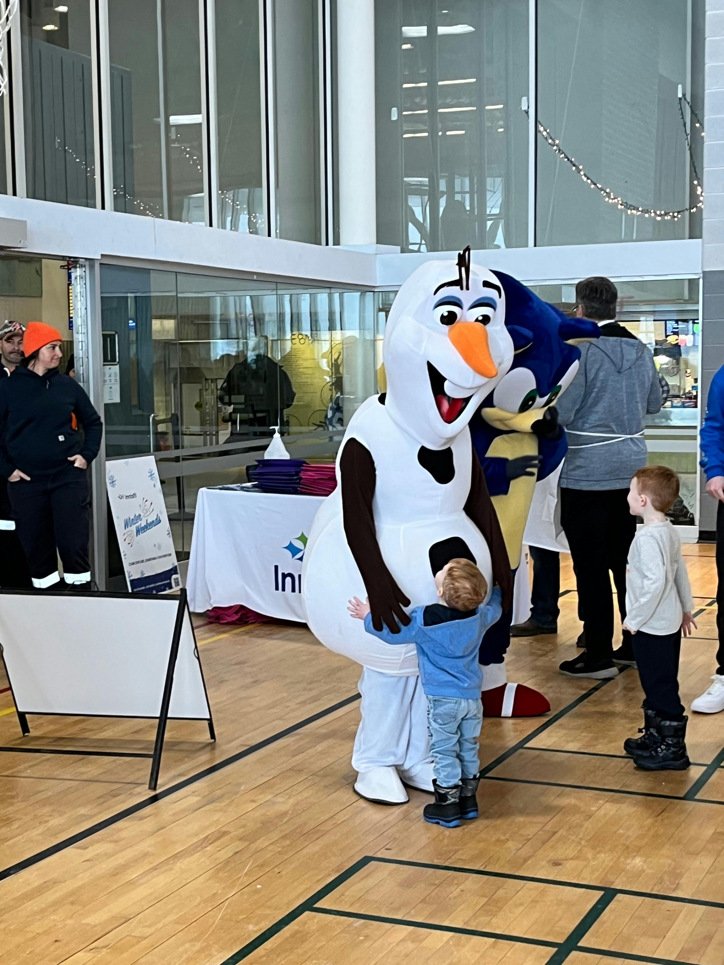 Olaf at Council Breakfast