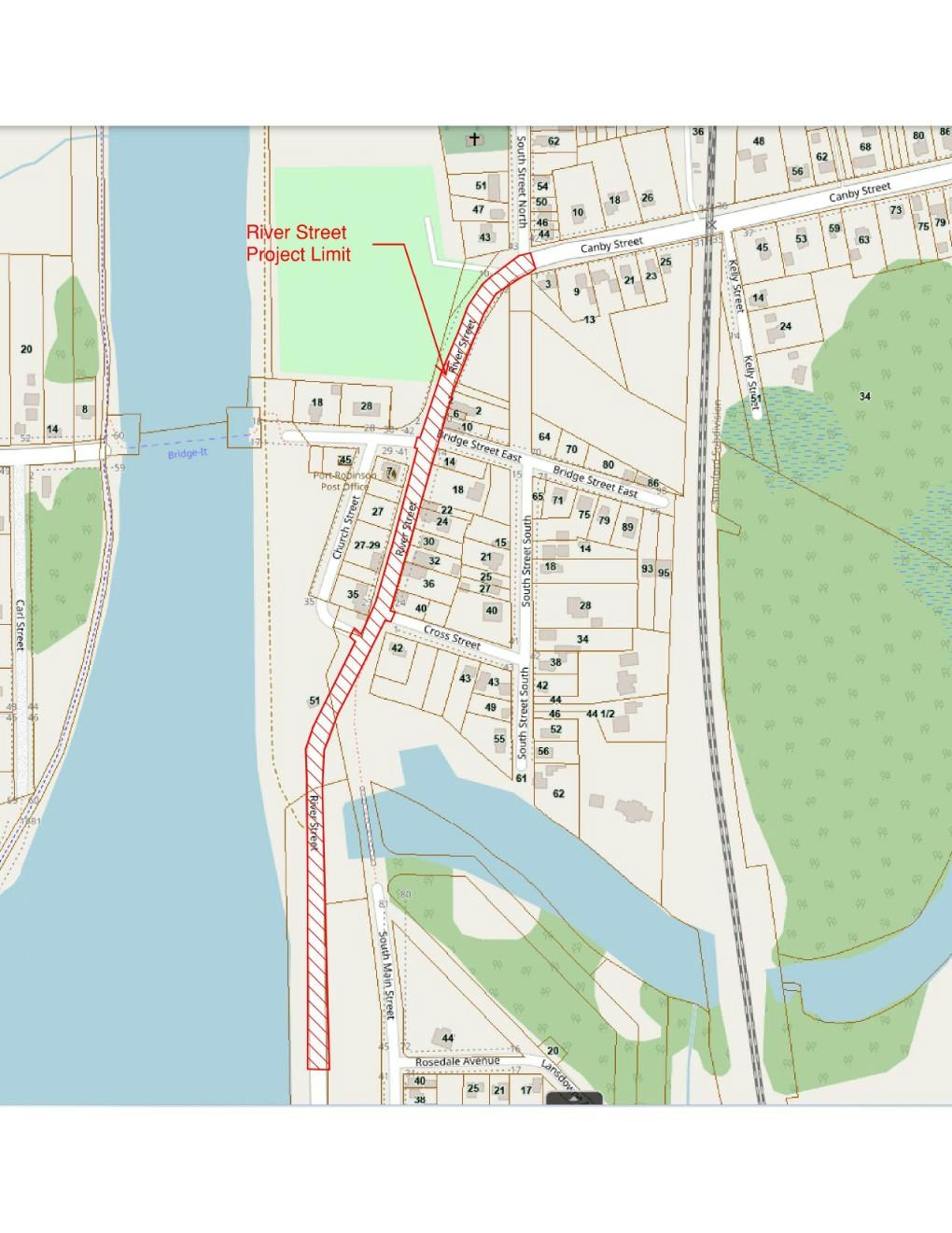 River St Project Location