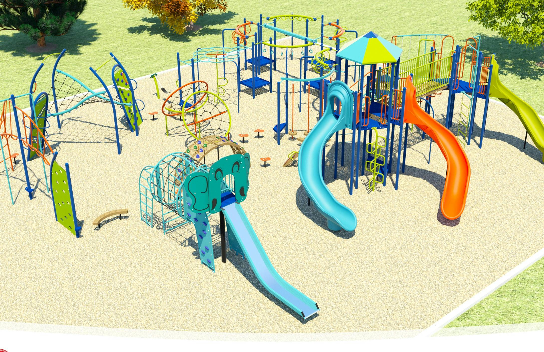 Sketch of proposed playground equipment