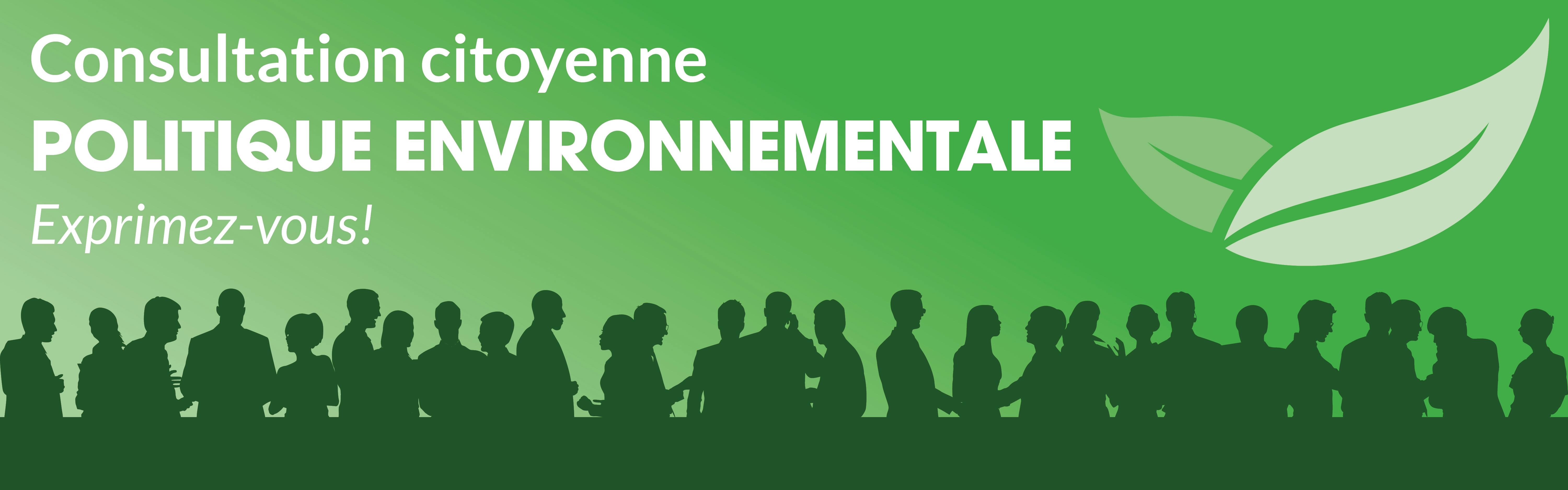 Consultation citoyenne - Politique environnementale