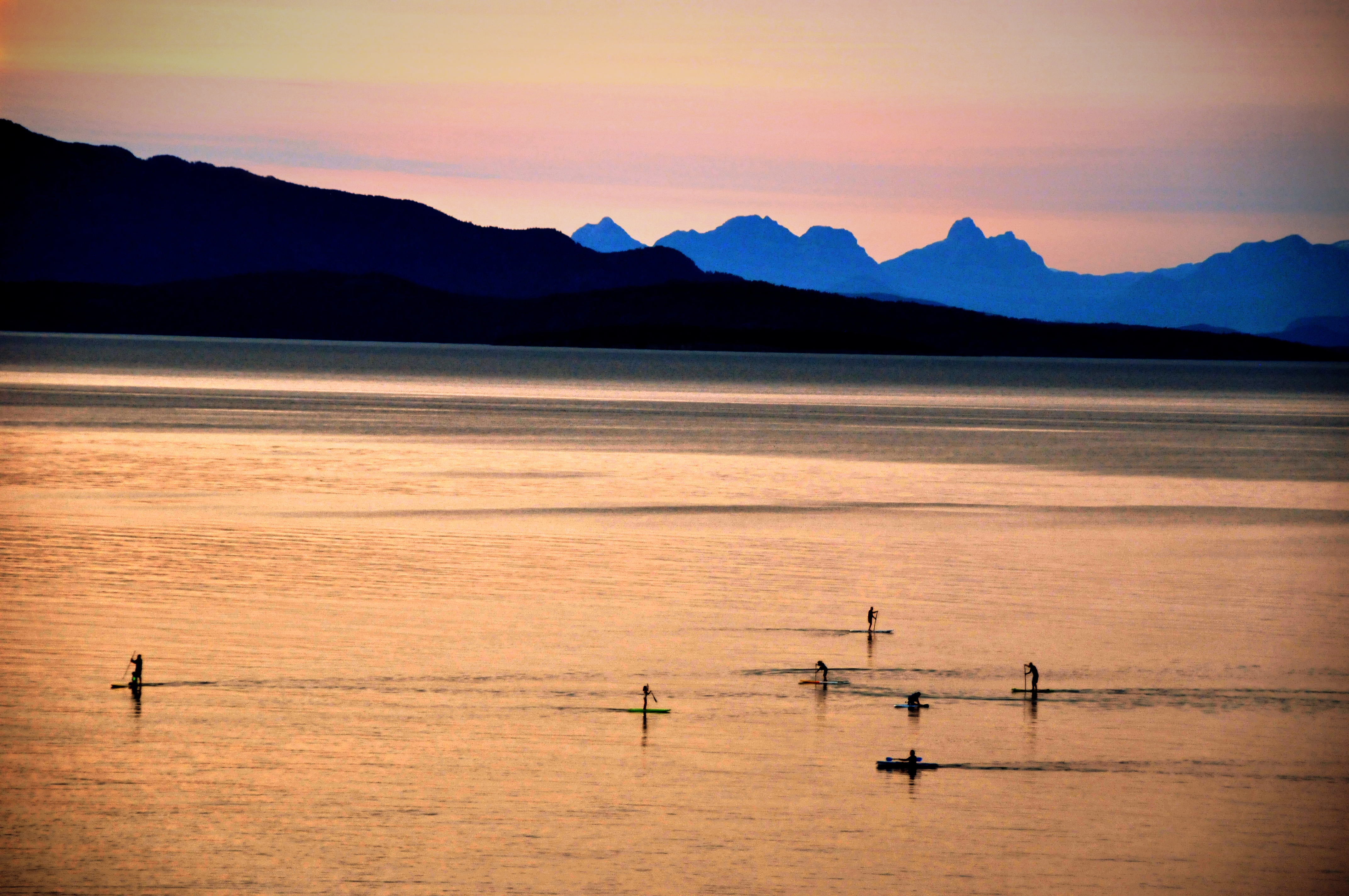 Rathtrevor Beach at sunset