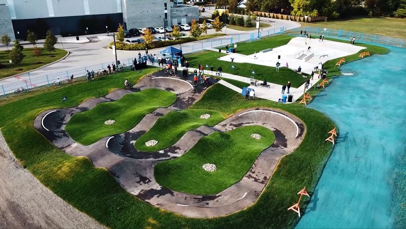 Construction completed on skatepark and pump track