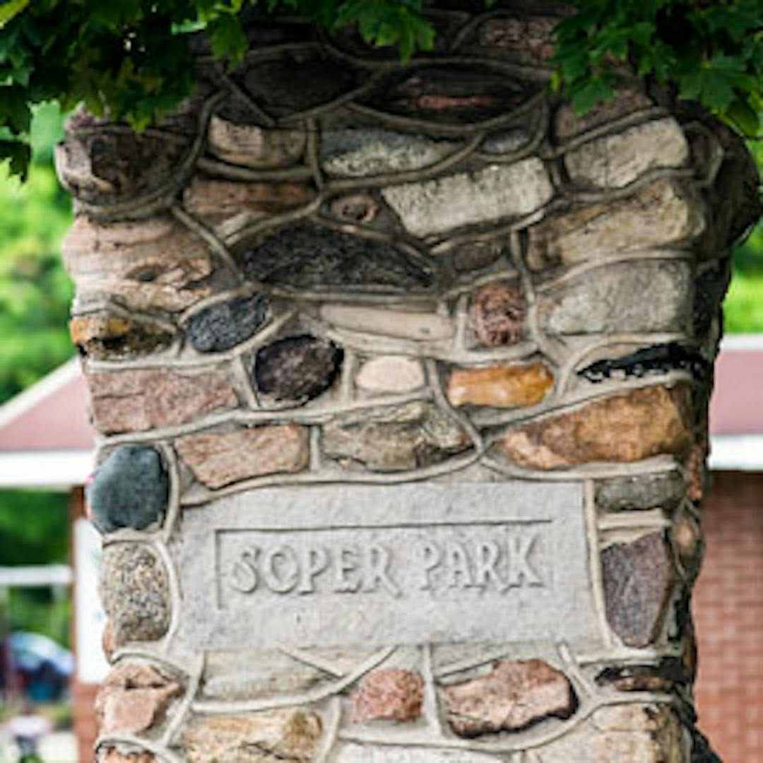 Soper Park plaque