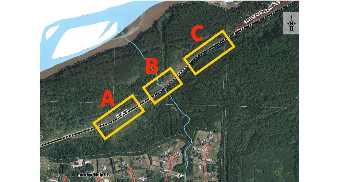 Highway 666 Slope near O'Brien Provincial Park