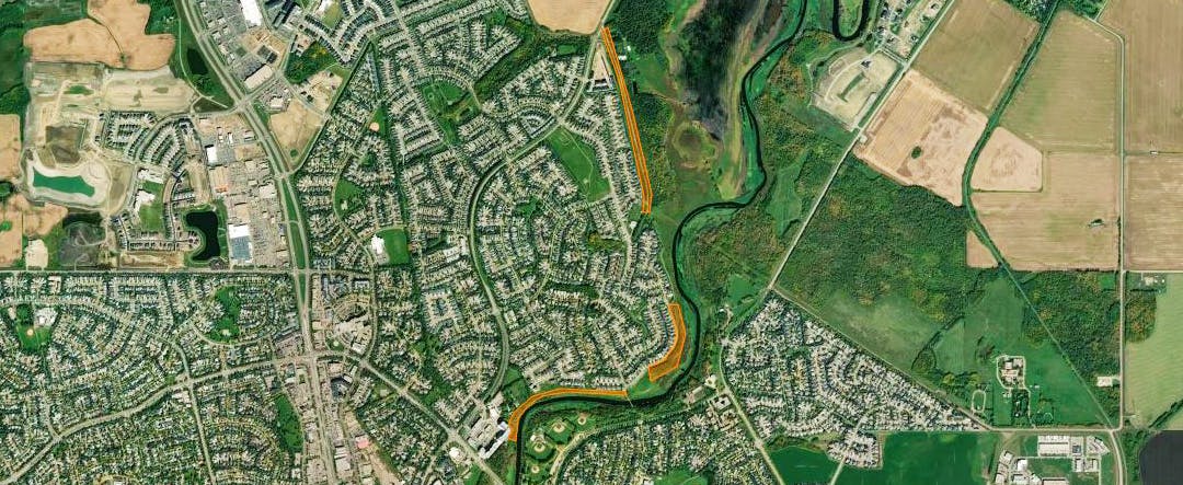 Aerial View of Oakmont neighborhood
