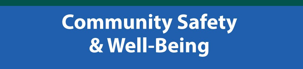 Community Safety & Wellbeing page banner