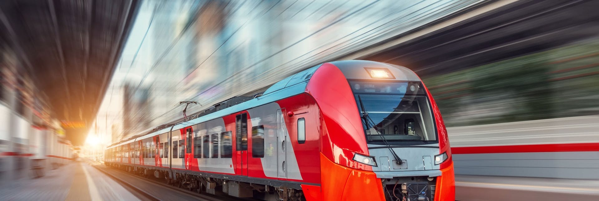 train speeds through city