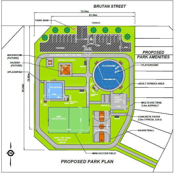 Proposed Park Plan- Artisan Ridge