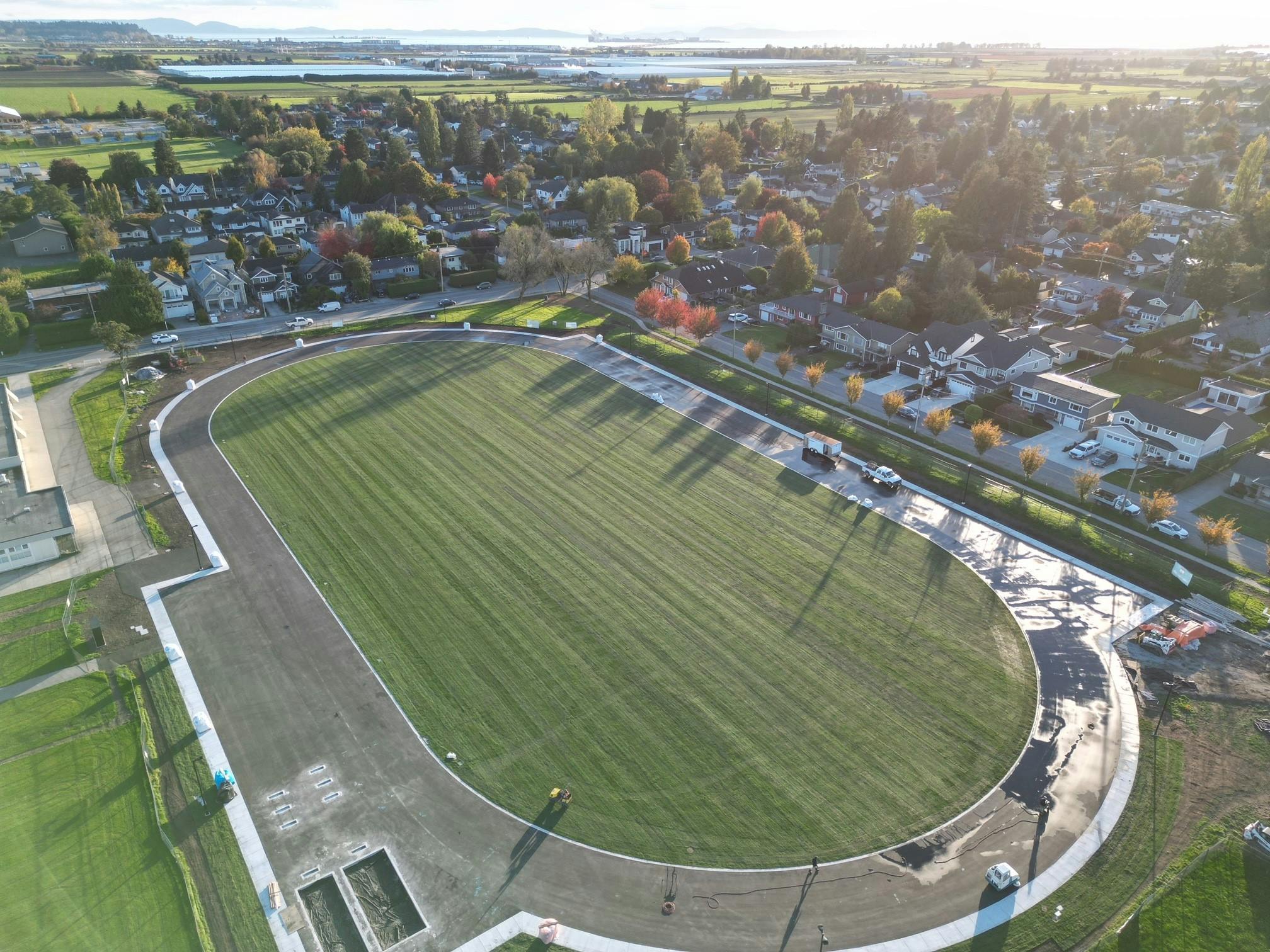  Delta Secondary School Track and Field October 18 2024 (Drone 4)