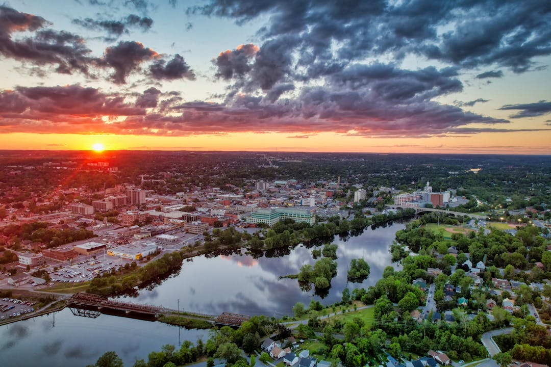 Aerial image of Peterborough