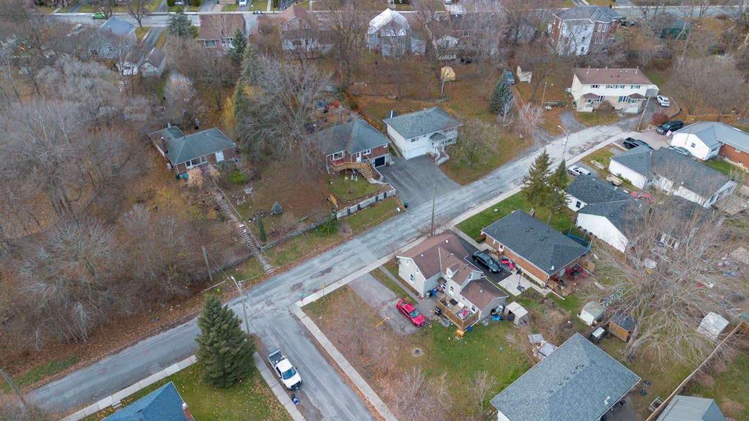 Aerial photo of Octavia and Henry Street.