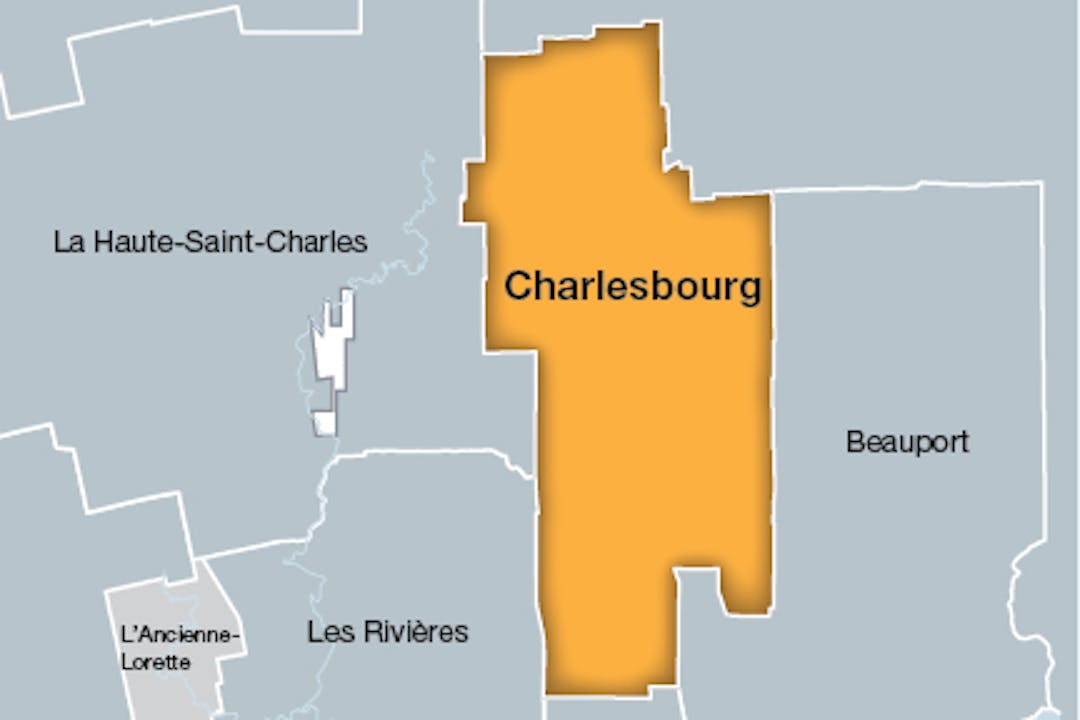 Carte arrondissement de Charlesbourg