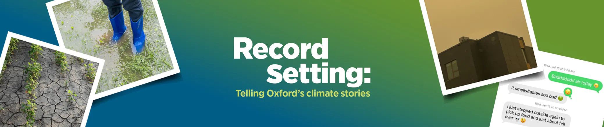Record setting: Telling Oxford's climate stories