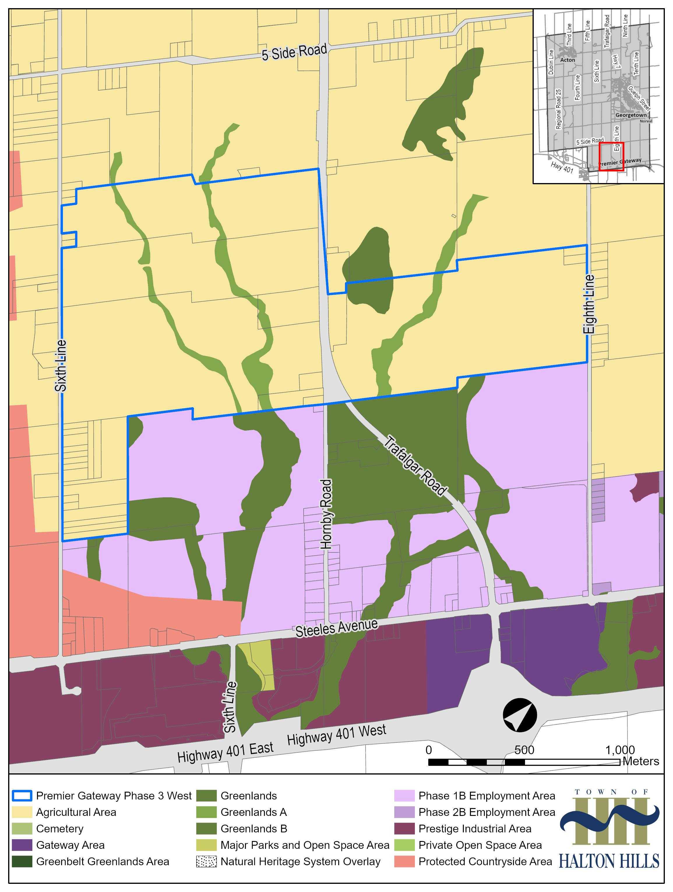 The Brownridge Premier Gateway Phase 3 West Secondary Plan Area 