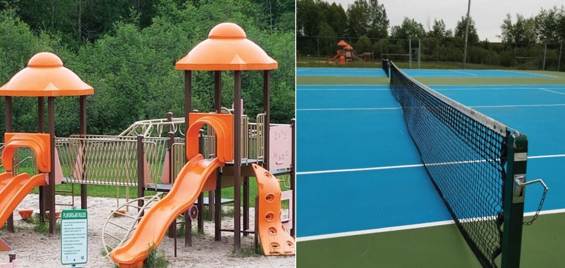 Playground and Tennis