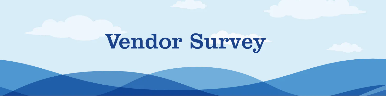 Vendor Survey