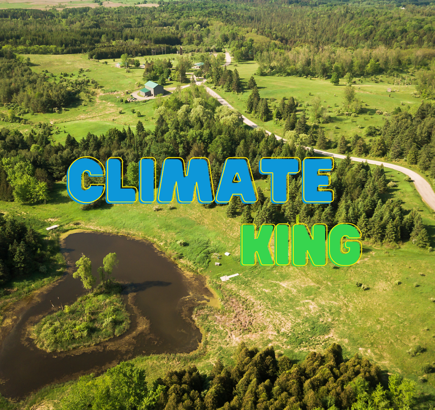 Aerial view of Cold Creek Conservation Area, Climate King