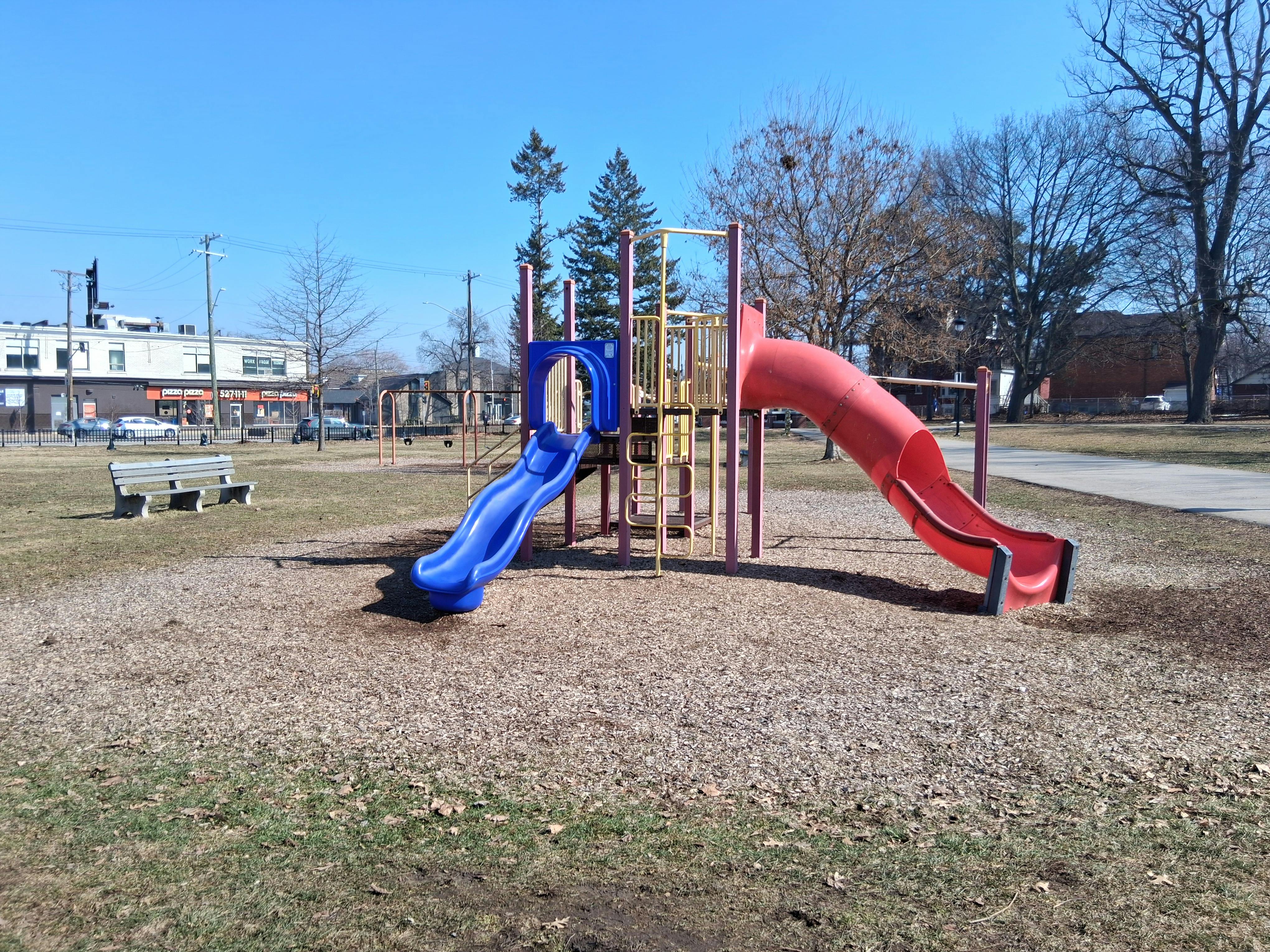 Existing playground at the Gage Park Childrens Museum