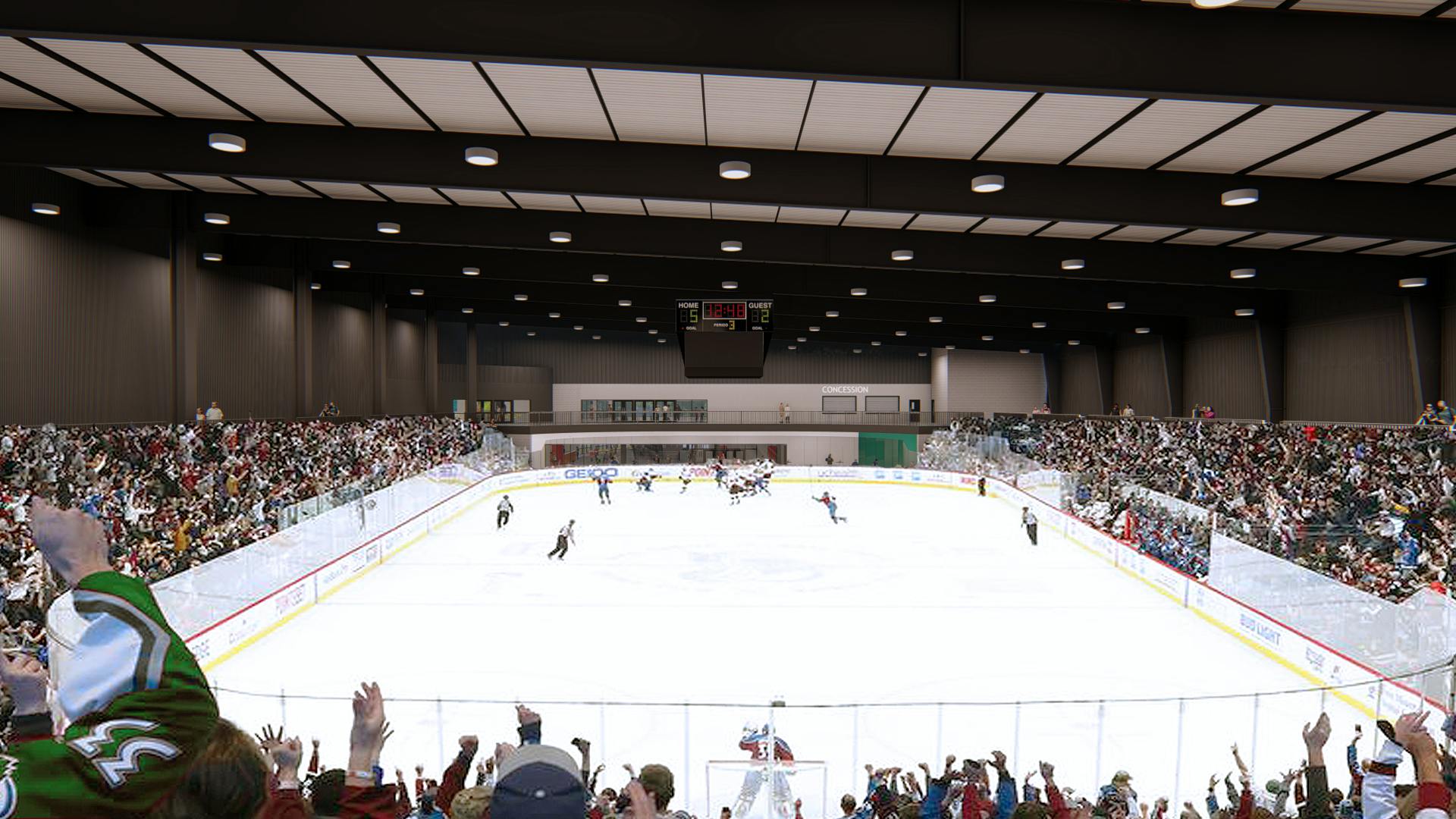 MLRC - Concept Interior - Arena Facing Concession 