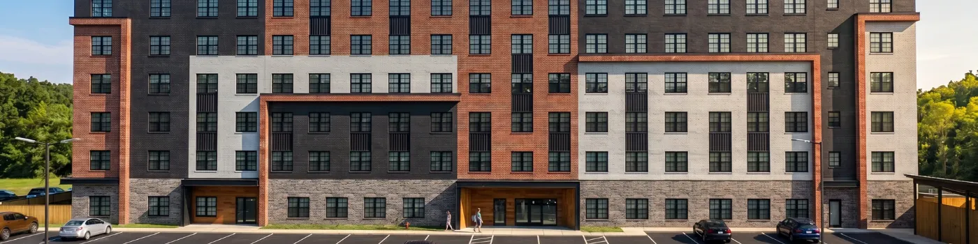 Rendering of building