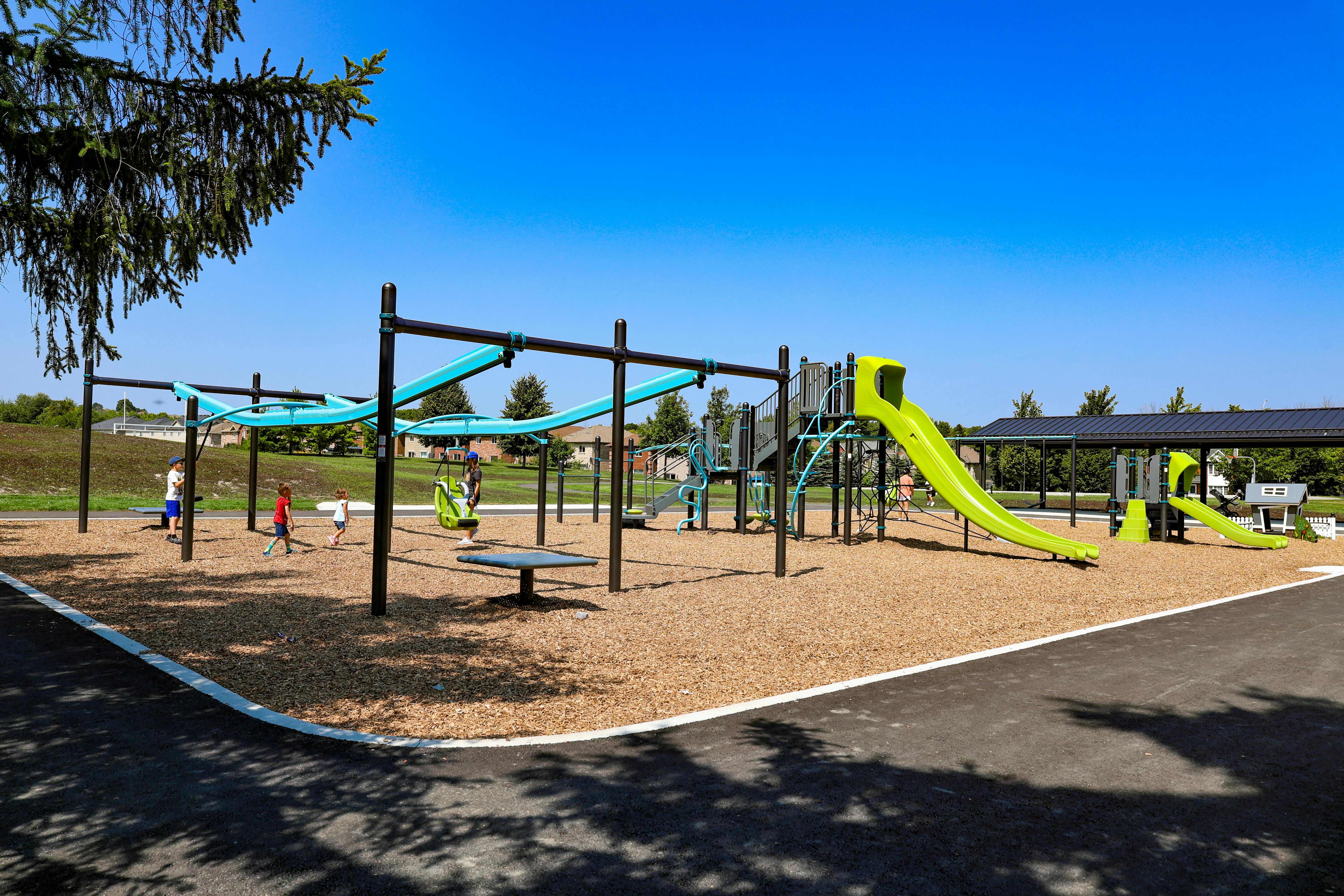 Huron Court Park - Kids' Playground View 1